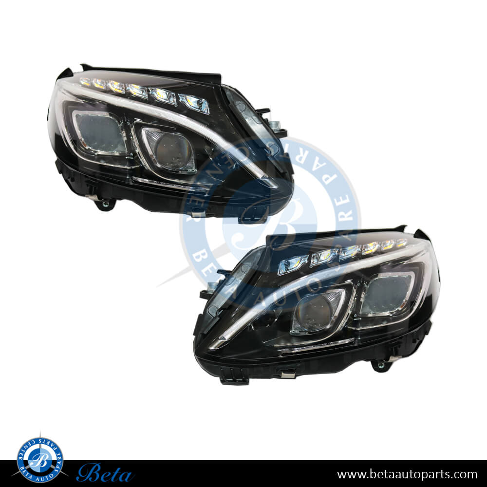 Headlamp Upgrade from Normal to Dynamic LED Look for Mercedes C-Class W205 2015-2018 models, Part Number 2058202961 / 2058203061 Headlamp Upgrade from Normal to Dynamic LED Look for Mercedes C-Class W205 2015-2018 models, Part Number 2058202961 / 2058203061